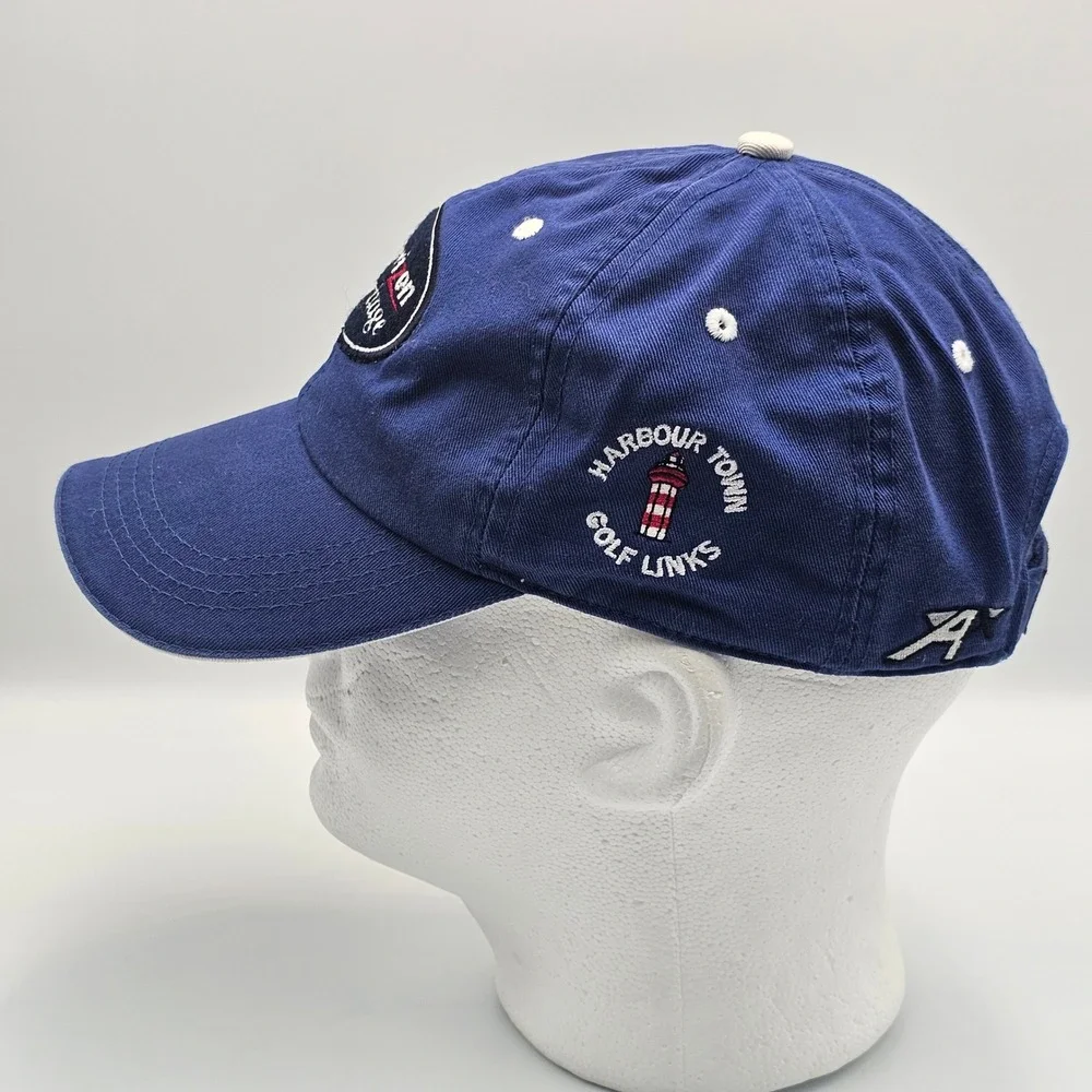 Verizon Heritage Golf Hat Blue Harbour Town PGA Tour Cap Adjustable Ahead